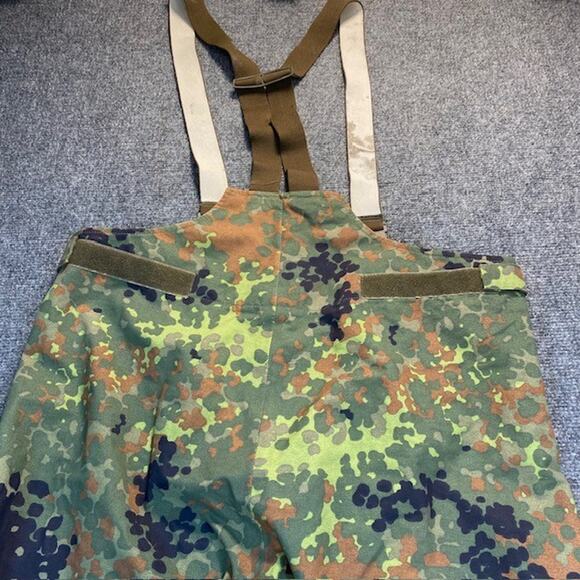 Vintage 1993 German Army Camouflage Overalls Military Field Pants - Picture 9 of 13